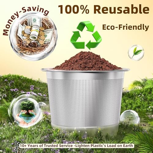 6 Pack Reusable K Cups Coffee Pods for Keurig 1.0