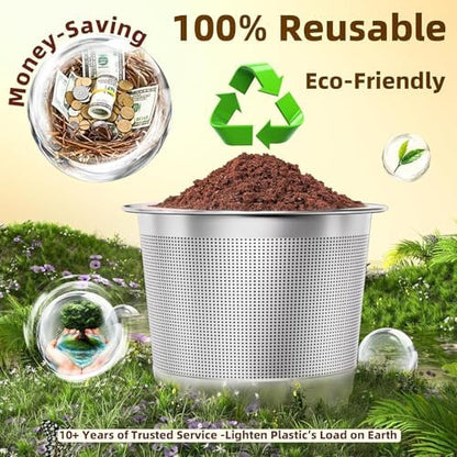 6 Pack Reusable K Cups Coffee Pods for Keurig 1.0