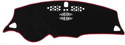 X AUTOHAUX Car Dashboard Cover Nonslip Black Red Dash Cover Mat Pad for Chevrolet Malibu 16-18
