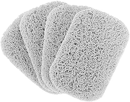 15 Piece Soap Savers Pads - White BPA Free Holder for Bar Soap, Non-Slip Self Draining Dish, Lift for Shower, Kitchen, Bathroom - Tray Bulk Accessories