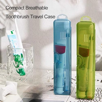 2 Packs Toothbrush Travel Case, Breathable Toothbrush Travel Holders