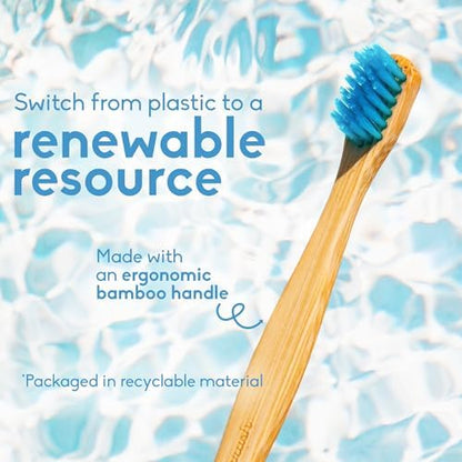 The Humble Co. Bamboo Toothbrushes, BPA Free, Ultra Soft Bristles (5 Pack)
