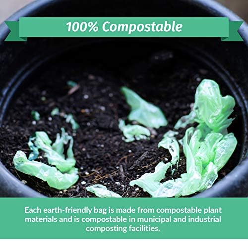 Reli. Compostable 16-25 Gallon Trash Bags | 100 Count Bulk | Green