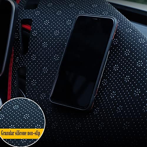 Dash Covers for Jeep-Cherokee 2022-2023,Polyester Car Dashboard Cover,Dash Board Protecter Cover,Interior Car Dash Board Covers Mat,Red
