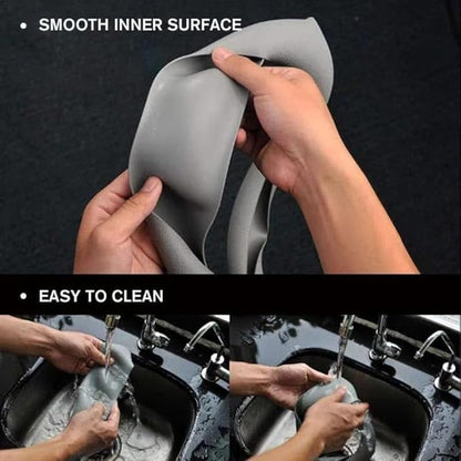 Silicone Steering Wheel Cover, Car Steering Wheel Cover, Anti-Slip Car Steering Wheel Protective Cover, Fit 12.6-16 Inch, for Car SUV Truck Van, for Women & Men (2Pcs-f)