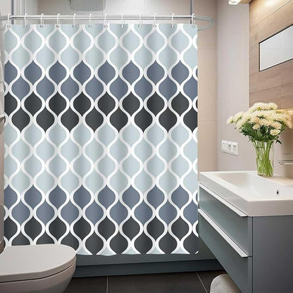 Textured Clarisse Shower Curtain Creative Home Ideas Modern Bathroom Shower Curtains Waterproof Fabric Machine Washable Shower Curtain 72 x 72 Inches