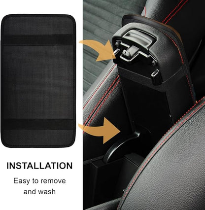 1pc Center Console Armrest Cover Pad 12.6x7.5 inch Sunset Neoprene Car Armrest Cushion Waterproof Armrests Seat Box Cover Protector for Universal Cars Vehicles SUVs