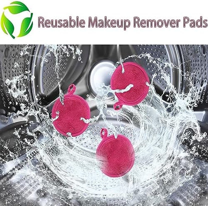 Reusable Makeup Remover Pads Microfiber Face Cleansing Cloth Facial Eraser