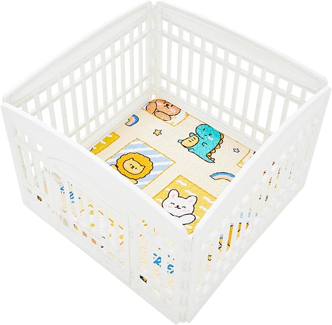PJYuCien Washable Dog Playpen Mat, 36”x 36”, Leak-Proof Reusable Puppy Pee Pads, Non-Slip Pee Mat for Whelping Pads, Crate, Potty Training, Puppy Playpen (Note: Mat Only, Playpen Not Included)