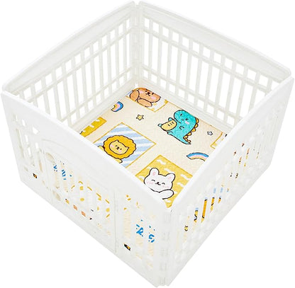 PJYuCien Washable Dog Playpen Mat, 36”x 36”, Leak-Proof Reusable Puppy Pee Pads, Non-Slip Pee Mat for Whelping Pads, Crate, Potty Training, Puppy Playpen (Note: Mat Only, Playpen Not Included)