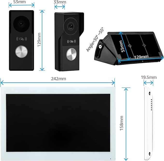 Smart Video doorbell intercom System videophone