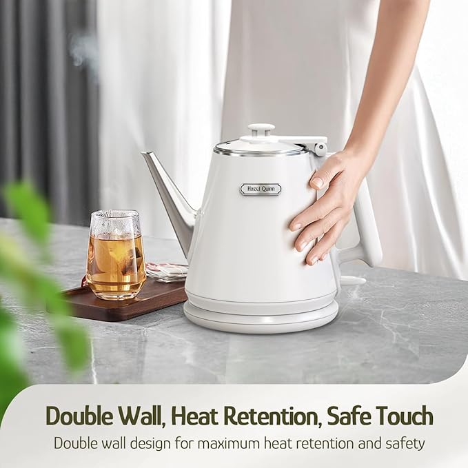Hazel Quinn Electric Kettle - 1L/34oz Small Tea Kettle