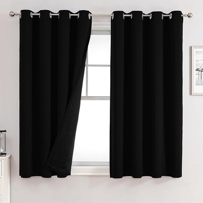 ChrisDowa 100% Blackout Curtains