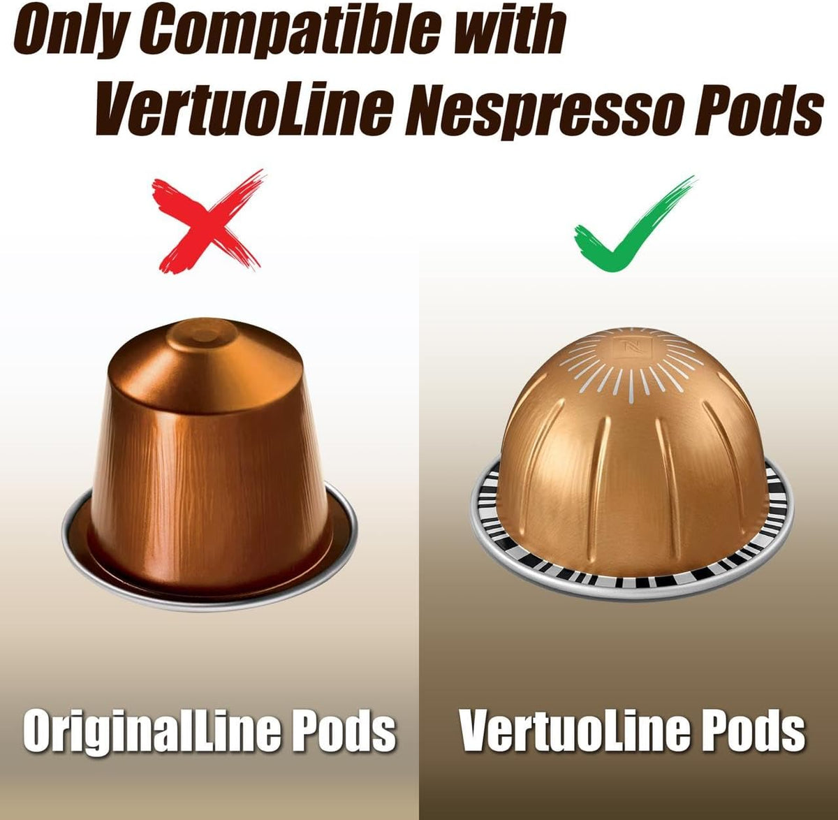 DecoBrothers Supreme Vertuoline Drawer, Holds with 30 Big or 60 Small Vertuoline Pods, Maple