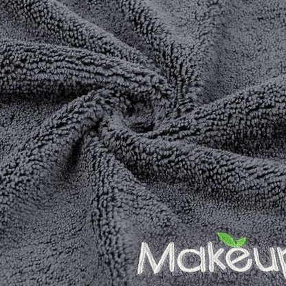 Orighty Microfiber Makeup Remover Cloths, 13 x 13 Inch, 6 Pack Grey