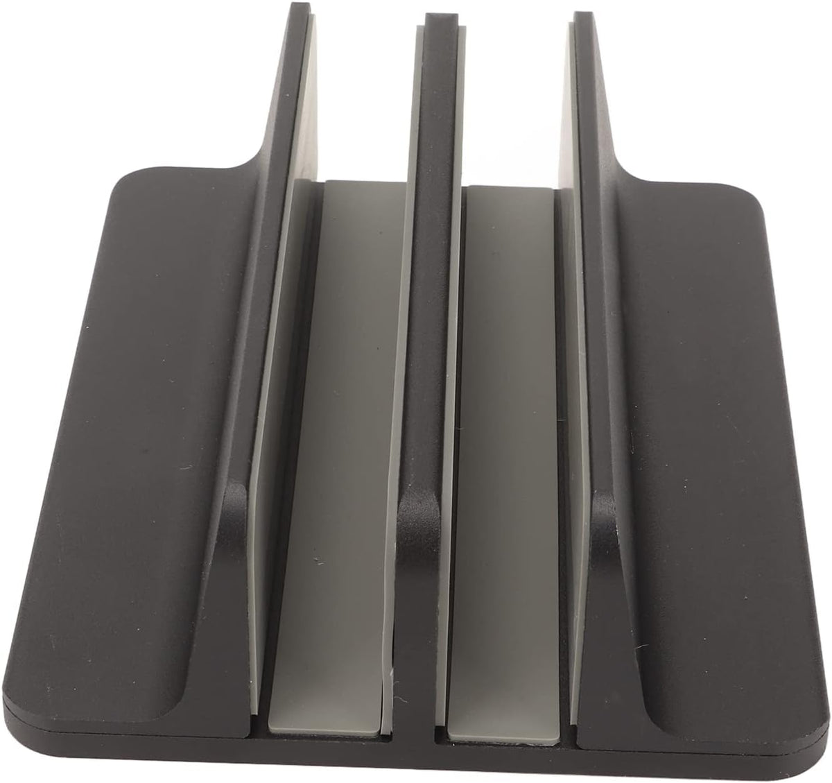 Pssopp Laptop Stand, Aluminum Alloy Vertical Holder with Silicone Protective Pad for Computers and Tablets, Ideal for Home Office and Students