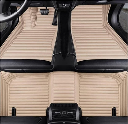 Custome Car Mats Accessories All Weather Floor mats Compatible with Automotive Floor Mats Passenger car mats (Beige 3D)