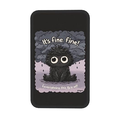 Adorable Little Black Monster Car Auto Armrest Cushion Cover Accessories Center Console Seat Box Pad Protector Universal Decoration for Most Vehicle SUV Truck