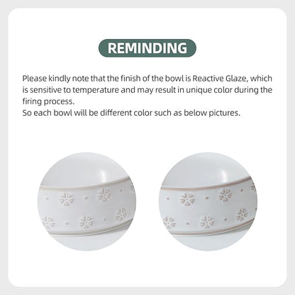7.3inch Ceramic Raised Double Bowls Set