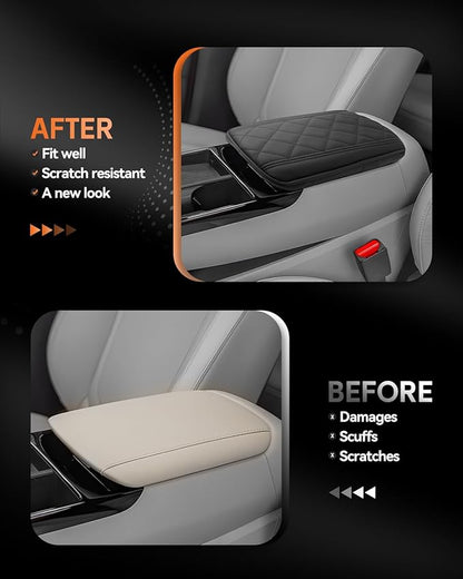 CDEFG for 2025 2026 Hyundai Tucson Center Console Cover Armrest Cover for Tucson (SE, SEL, SEL Convenience, XRT, Limited) 2025+ Accessories Arm Rest Protector Only Fit Electronic