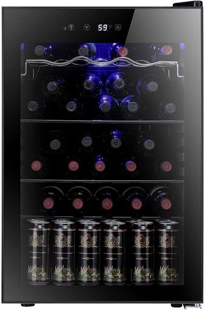 Antarctic Star 36 Bottle Wine Cooler/Cabinet BeverageRefrigerator Small Mini
