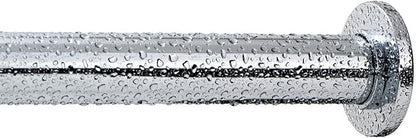 Ivilon Tension Curtain Rod - Spring Tension Rod for Windows or Shower, 54 to 90 Inch. Chrome