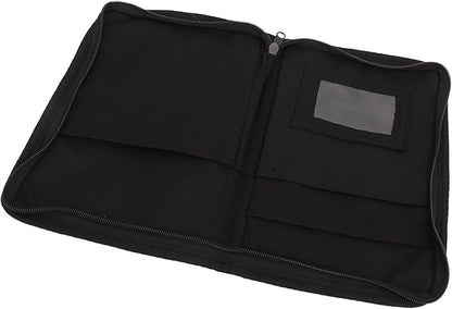 Versatile Car Glove Compartment Organizer with 6 Pockets and Multifunctional Zipped Design for Portable Document Storage, Universal Fit for All Vehicle Types