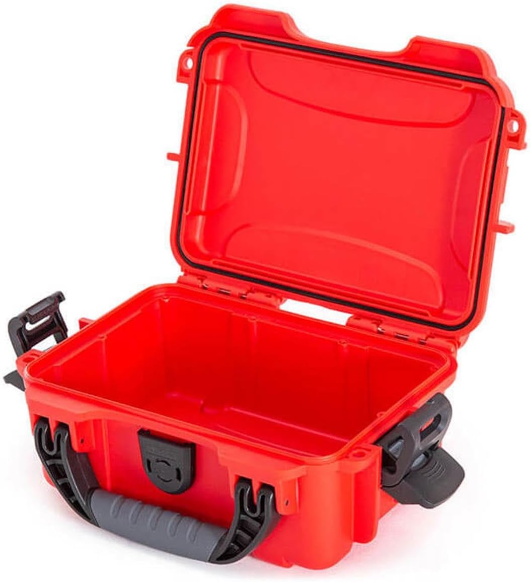 NANUK 903 Waterproof First Aid Box Empty – Durable, Medical First Aid Organizer Case, IP67-Rated, Dustproof, Impact-Resistant, and Floats (7.4" x 4.9" x 3.1") – Red