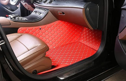 Custome Car Mats Accessories All Weather Floor mats Compatible with Automotive Floor Mats Passenger car mats (Yellow)