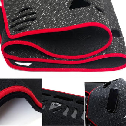 Dashboard Covers Mat for Jeep Renegade 2015-2022,Dash Protecter Cover,Polyester Car Dash Board Cover,Car Dash Board Cover Pad,Red