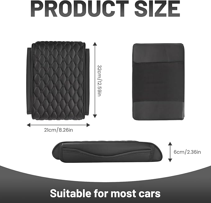 Car Center Console Cover for BMW 4 Series 440i 430i 428i 435i 420i m4 330i 2021-2023 2024 2025 2026, PU Leather Auto Center Console Pad Car Armrest Cushion Car Interior Accessories,Grey