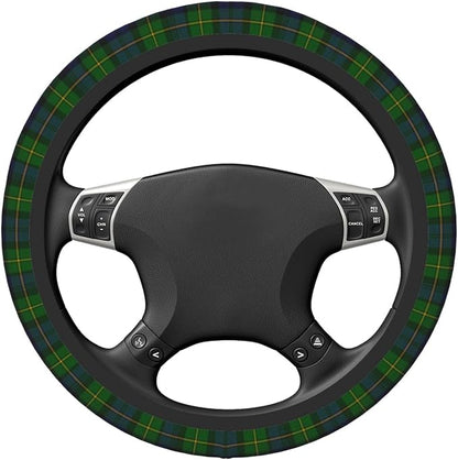 Thickened Elastic Steering Wheel Cover, Gordon Clan Tartan Plaid Ultra, Soft, Breathable, Fit for Cars, SUVs, Trucks, Stylish Comfortable Grip