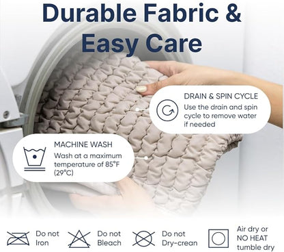 PAULATO BY GA.I.CO. Waterproof Blanket – 24x86” Changing Absorbent Pad for Incontinence – Machine Washable Stain-Resistant Protector for Couch Sofa or Bed – Reusable Waterproof Cover - Marsala