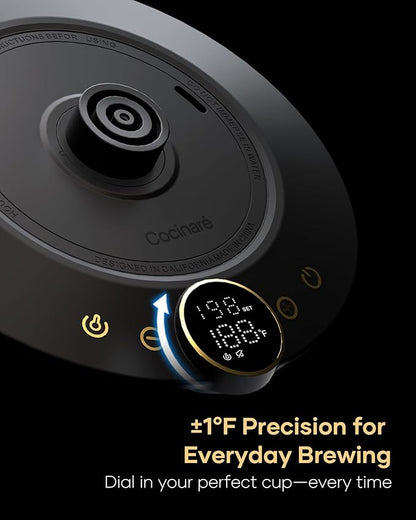 Cocinare FLOW B9 Gooseneck Electric Kettle, Precise Temperature Control