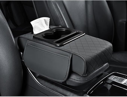 Car Armrests Covers for Audi A6 1995–2025, Center Console Cover Armrest Cushion Middle Console Protector Armrest Mat Interior Accessories,D