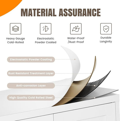 Yizosh Metal Storage Cabinet