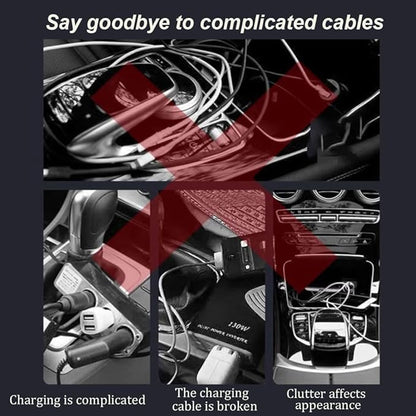 Car Charger for Mazda MX-5 MX-5 Miata MX-5 RF, Non Slip Wired Adapter Charger for Car, Fast Charging Mat, Wired Adapter Car Charging Pad, Phone Charger, Car Accessories,30cm Cable USB