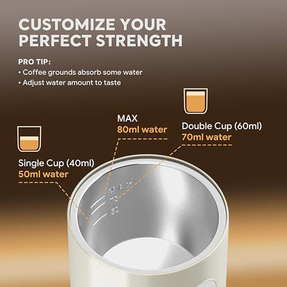 Portable Espresso Machine, Travel Coffee Maker