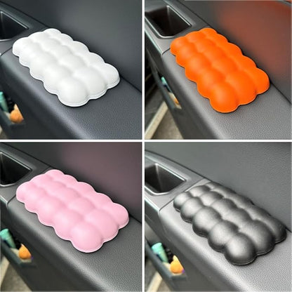 2PCS Car Knee Cushions, Car Elbow Rest Pads Cloud Shape Elbow Pillow Armrests for Car Truck Door Center Console