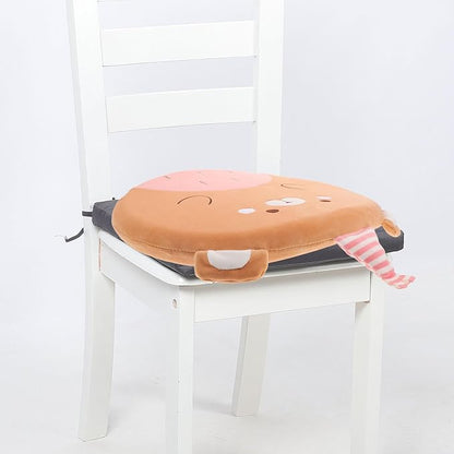 Memory Foam Car Seat Cushion and Office Chair Lumbar Support Pillow, Small Bear Design, Soft Non-Slip Pad for Truck, Wheelchair, and Sofa Use
