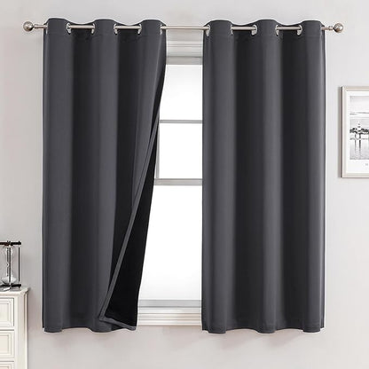 ChrisDowa 100% Blackout Curtains