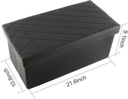 Seat Aisle Storage Box Compatible with Ford Explorer 6-Passenger Models, Backseat Box Console Organizer for Children's Toys, Travel Dual Storage, for Ford Explorer ST XLT Accessories 2020-2025