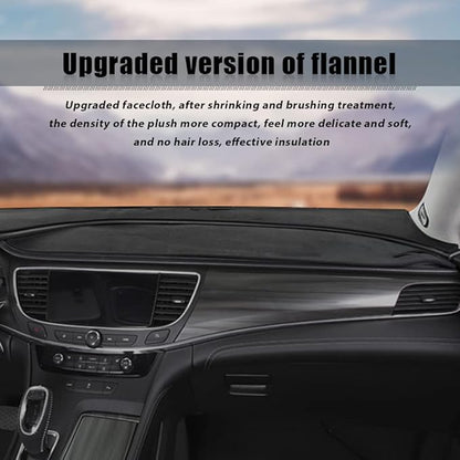 Flannel Dashboard Dash Cover Nonslip Car Dash Board Mat Compatible with Lexus ES ES350 ES300h XV60 2013-2018
