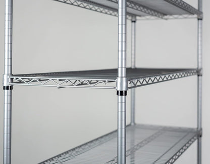 Omega 12" Deep x 72" Wide x 63" High 3 Tier Gray Starter Shelving Unit