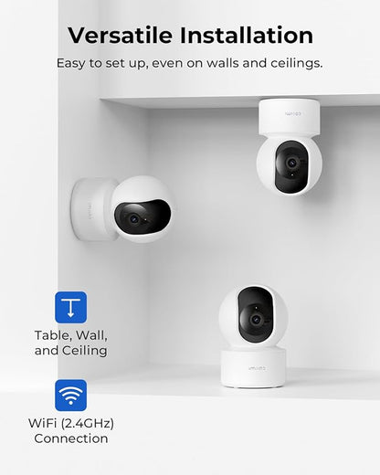 IMILAB C21 2 Pack 2.5K Security Camera Indoor, Room Camera