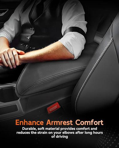 CDEFG for Volkswagen Jetta 2020-2025 2026 Center Console Cover Armrest Box Cover for Jetta (S, Sport, SE, SEL, GLI Autobahn) Accessories Console Arm Rest Protector
