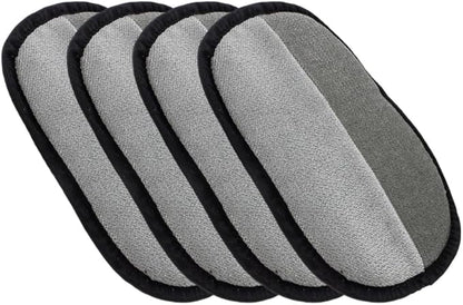PRETYZOOM 4pcs Pet Shedding Grooming Gloves Dual Sided Design for Cats Dogs Comfortable Hair Removal Mitts Efficient Massage Brush for Pet Cleaning Deshedding