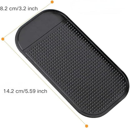 5PCS Extra-Strong Anti-Slip Pad Car Dashboard Sticky Pad Removable Silicone Gel Mat Washable Multi-Purpose PU Gel for Cell Phone Tablet (Blue)