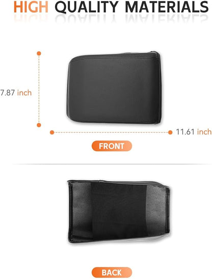 CDEFG for 2024 2025 2026 Toyota Tacoma Center Console Cover Armrest Box Cover for Tacoma (SR, SR5, TRD PreRunner, TRD Sport, TRD Off-Road, Limited) Accessories Console Arm Rest Protector