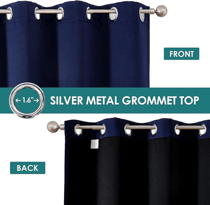 ChrisDowa 100% Blackout Curtains